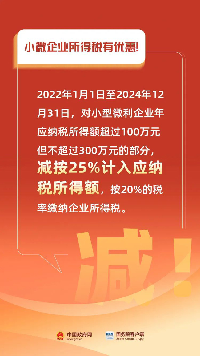 稅收優惠政策5