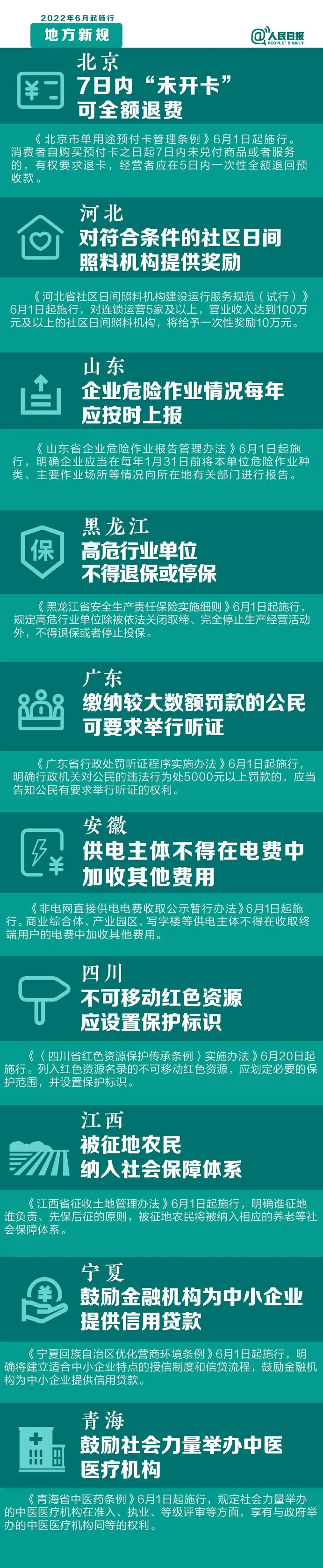 6月1日起，這些新規將影響你的生活