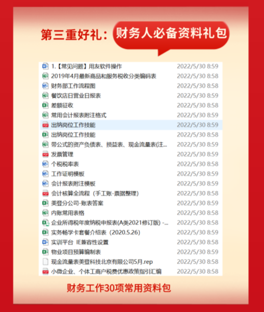 財務人必備資料包