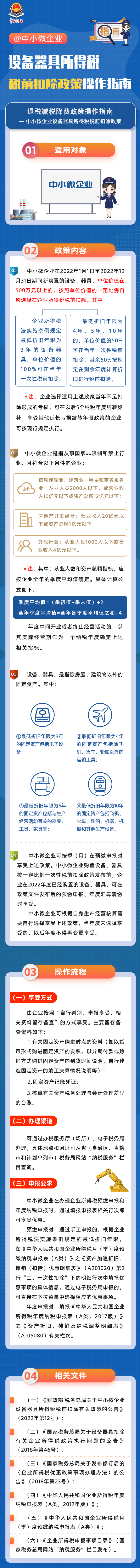 中小微企業設備器具所得稅稅前扣除政策操作指南