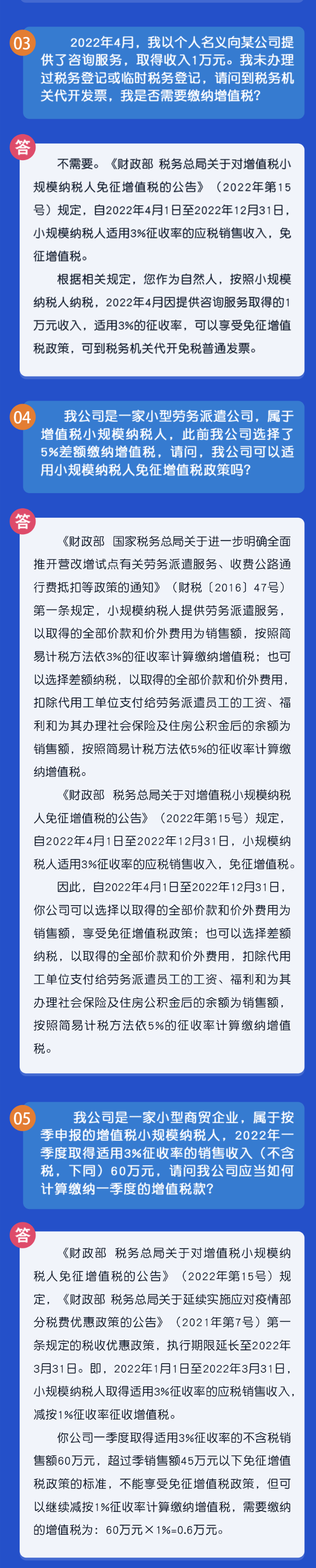小規模納稅人免征增值稅政策熱點匯總