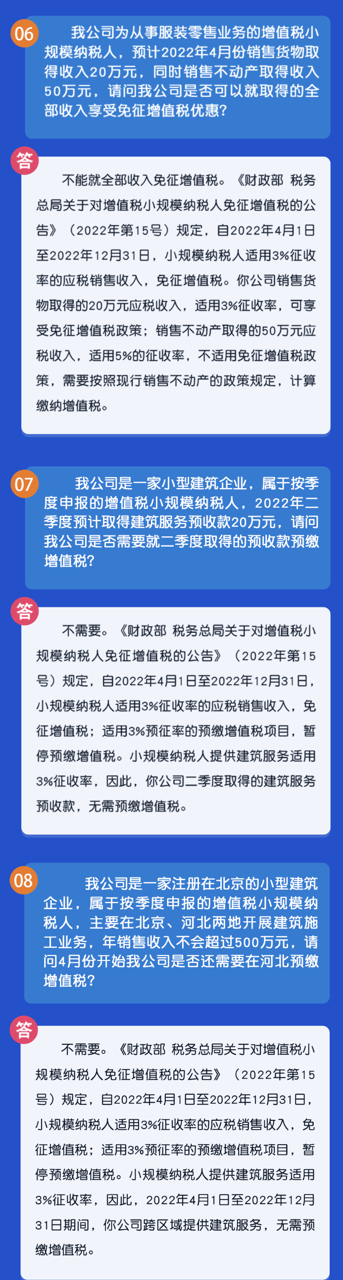小規模納稅人免征增值稅政策熱點匯總