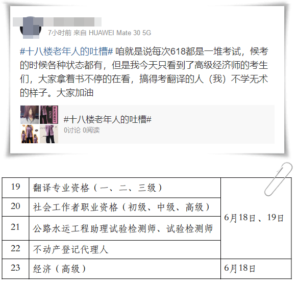 專業(yè)技術資格考試計劃 高級經濟師6月18日 