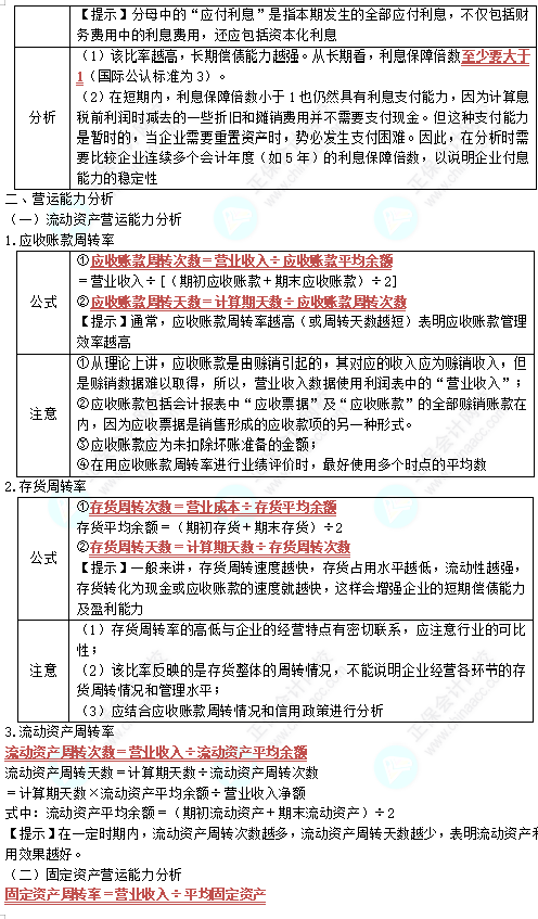 中級《財務管理》高頻考點：基本的財務報表分析
