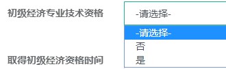 初級經濟師專業技術資格