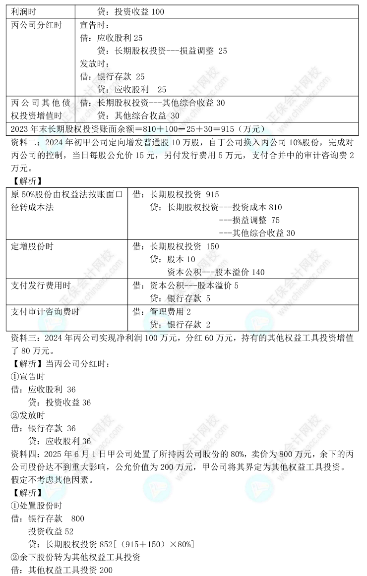 【答案下載】高志謙2022版中級(jí)會(huì)計(jì)實(shí)務(wù)母題——長期股權(quán)投資與金融工具