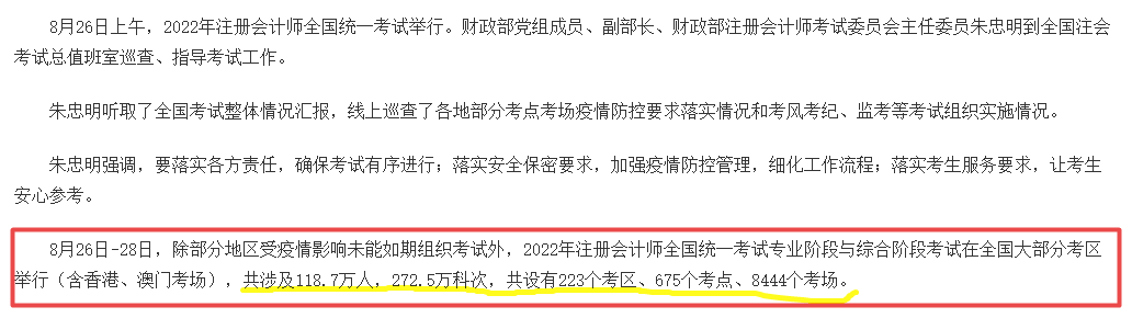 【中注協】注會考試人數大曝光 出考率竟這么高...太卷了！