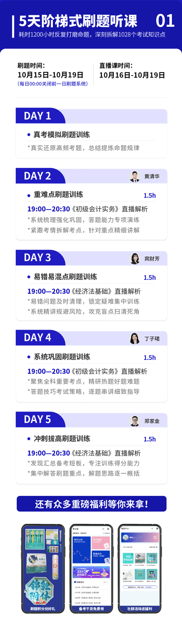 刷題分錢！2023年初級會計5日百題特訓(xùn)營重磅上線