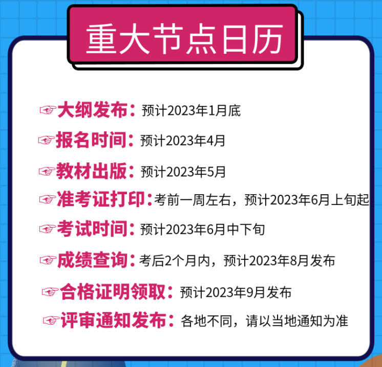 高級經濟師考試重要節點