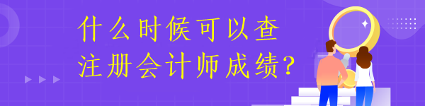 什么時候可以查注冊會計師成績？