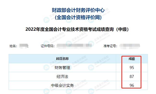 2022中級(jí)會(huì)計(jì)成績(jī)公布后要低調(diào)？但實(shí)力不允許啊！必須曬出來(lái)！