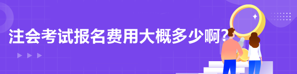 注會考試報(bào)名費(fèi)用大概多少啊？