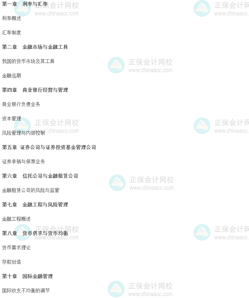 2022年中級經濟師《金融》試題考點回憶
