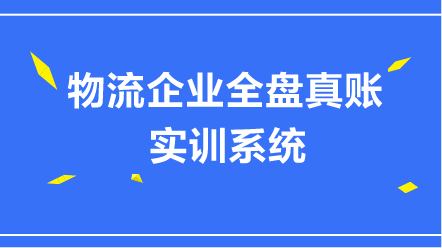 物流企業全盤真賬實訓系統