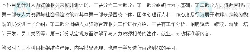 人力資源管理專業