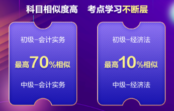 【四大掌上學(xué)習(xí)包】初級&中級會計同時學(xué) 一年拿兩證！