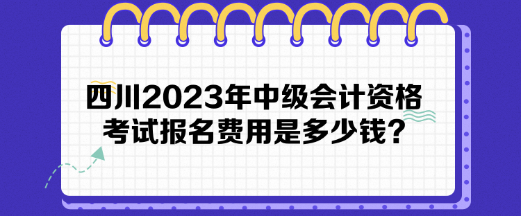 四川2023年中級(jí)會(huì)計(jì)資格考試報(bào)名費(fèi)用是多少錢(qián)？
