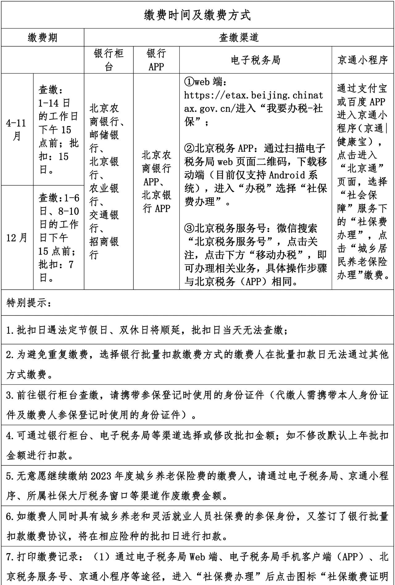 2023年度城鄉(xiāng)居民基本養(yǎng)老保險開始繳費啦！