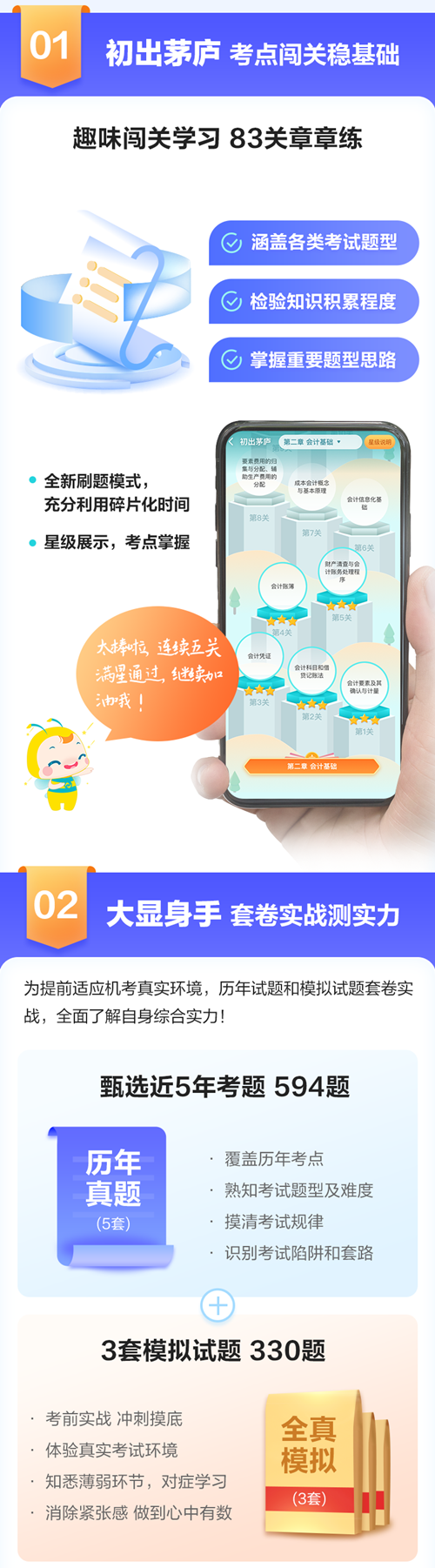 測實力 掃盲點！初會【題刷刷】考前必選 83關趣味闖關+套卷綜合刷題