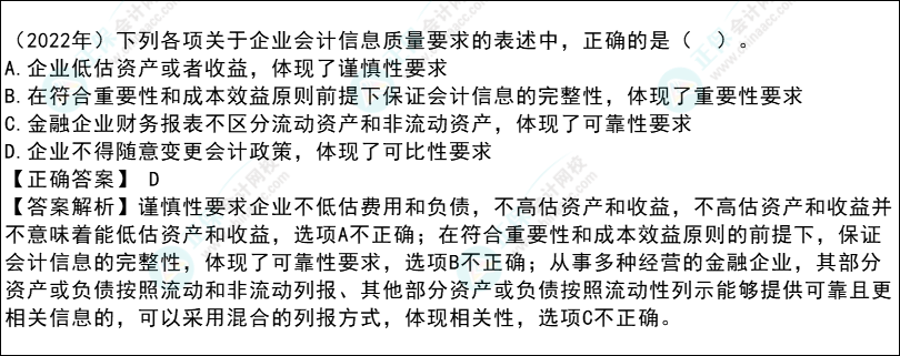 注會會計各章節歷年考察題型總結（第1章）