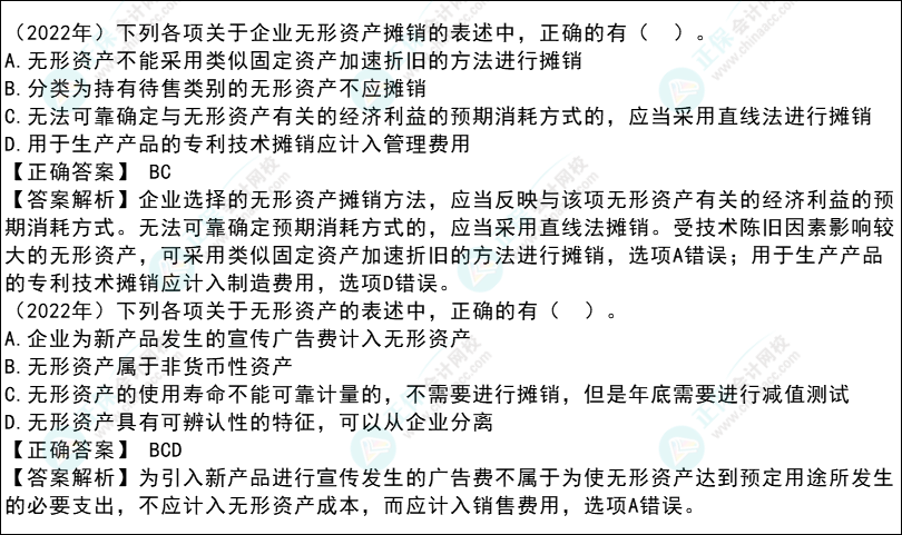 注會會計各章節歷年考察題型總結（第4章）
