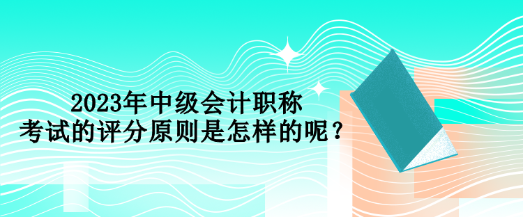 2023年中級會計職稱考試的評分原則是怎樣的呢？