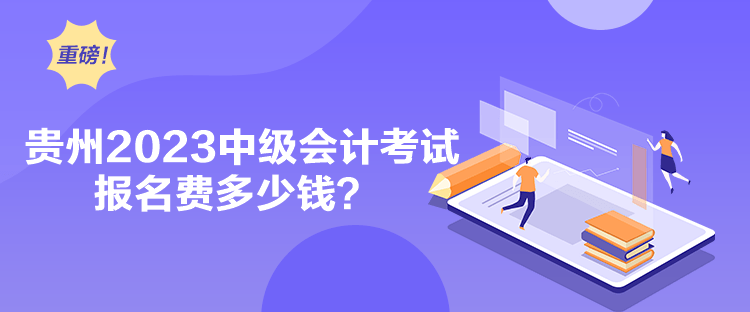 貴州2023中級(jí)會(huì)計(jì)考試報(bào)名費(fèi)多少錢？