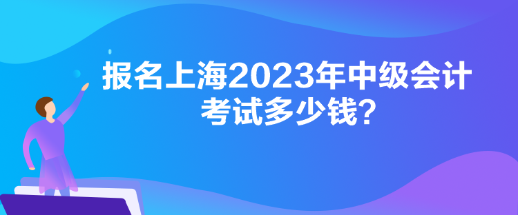 報(bào)名上海2023年中級會計(jì)考試多少錢？
