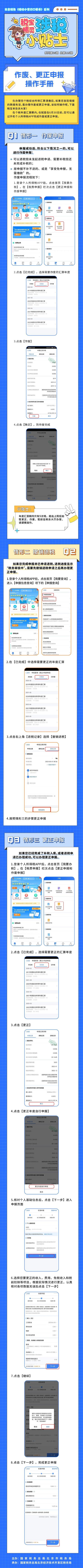 如何辦理個稅匯算作廢、更正申報！