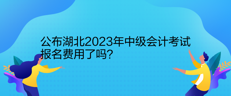 公布湖北2023年中級會計考試報名費用了嗎？
