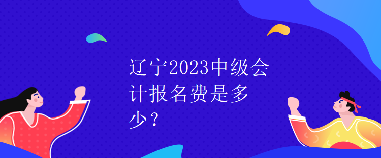 遼寧2023中級會(huì)計(jì)報(bào)名費(fèi)是多少？