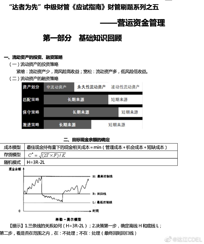 【達(dá)者為先】7月7日19時(shí)達(dá)江中級(jí)財(cái)務(wù)管理應(yīng)試指南刷題直播