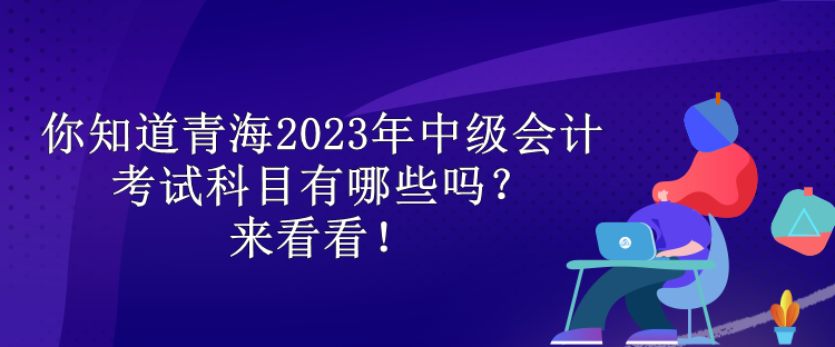 你知道青海2023年中級(jí)會(huì)計(jì)考試科目有哪些嗎？來(lái)看看！