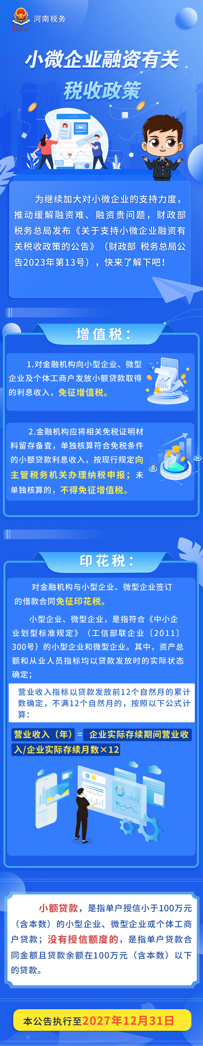 免增值稅！免印花稅！支持小微企業(yè)融資