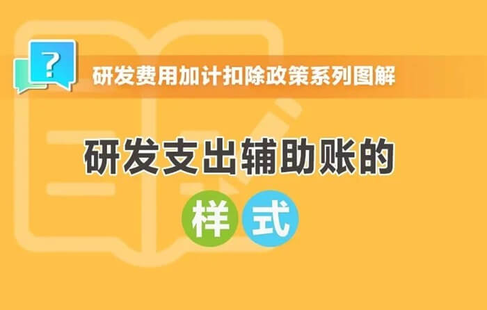 研發支出輔助賬的樣式有哪些？