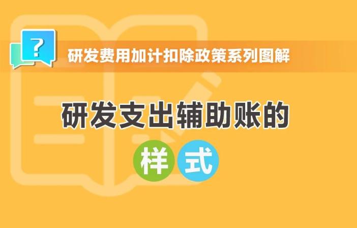 研發支出輔助賬的樣式有哪些？一組圖帶你了解