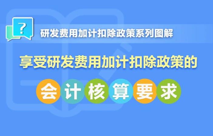 一組圖帶你了解：享受研發費用加計扣除政策的會計核算要求