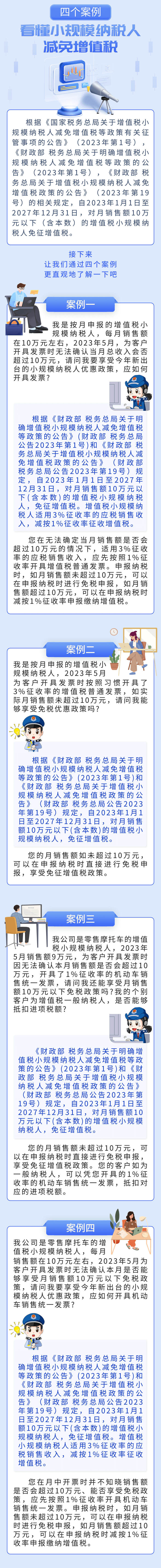 四個案例，看懂小規模納稅人減免增值稅 (1)