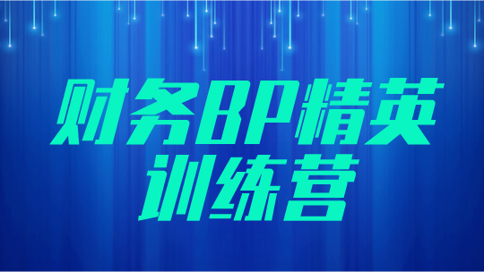 財(cái)務(wù)BP精英特訓(xùn)營(yíng)
