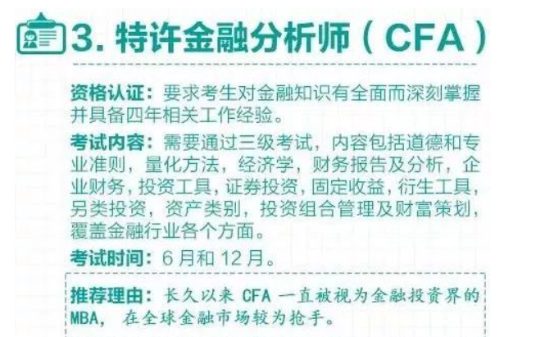 為什么要考CFA？一文帶你了解CFA含金量！