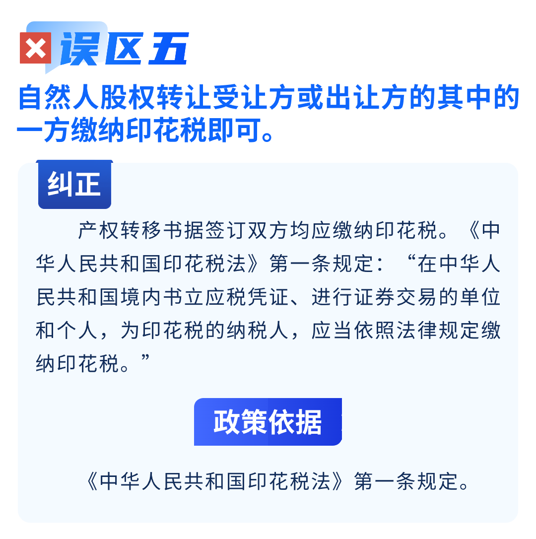 關于印花稅的八個常見誤區，您了解嗎？6