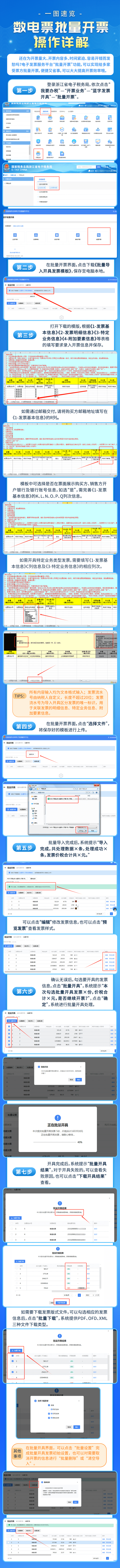 一圖速覽數電票批量開票操作詳解