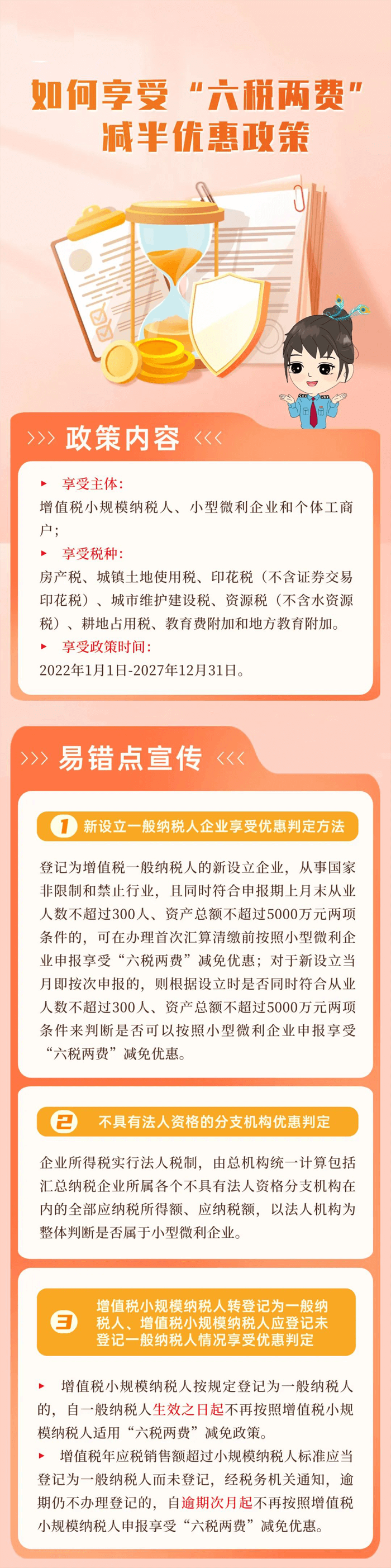 如何享受“六稅兩費”減半優惠政策(1)