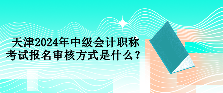 天津2024年中級會計職稱考試報名審核方式是什么？