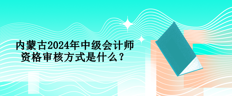 內蒙古2024年中級會計師資格審核方式是什么？