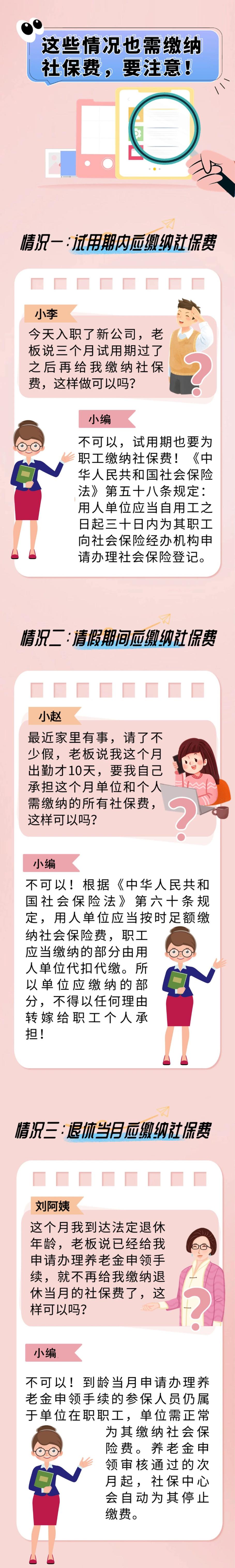 這三種情況也需要繳納社保費~