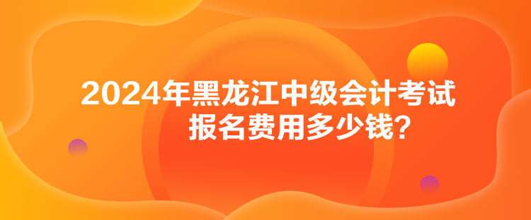 2024年黑龍江中級會計(jì)考試報(bào)名費(fèi)用多少錢？