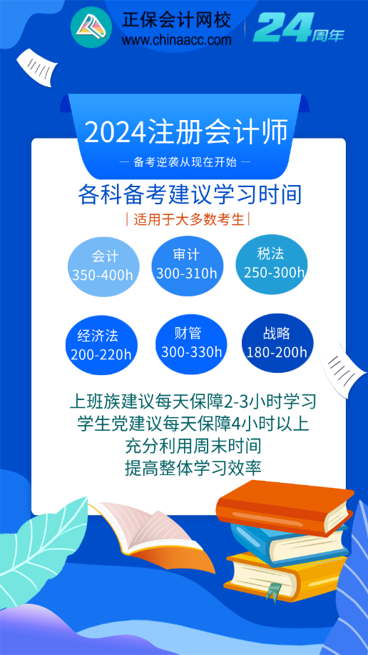 考試大綱公布！注會(huì)各科學(xué)習(xí)時(shí)間老師建議這樣安排！