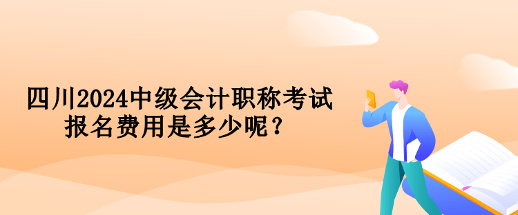 四川2024中級會計職稱考試報名費用是多少呢？