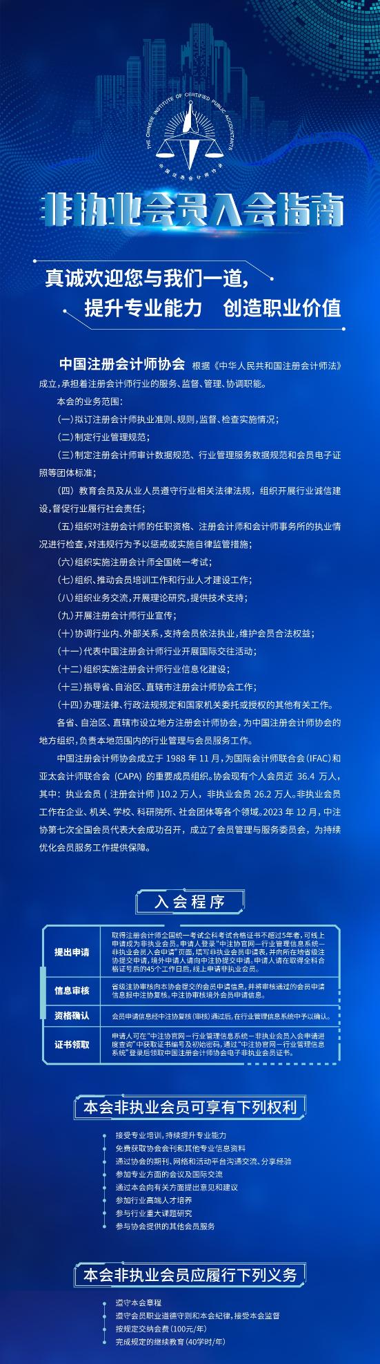 非執業會員入會指南